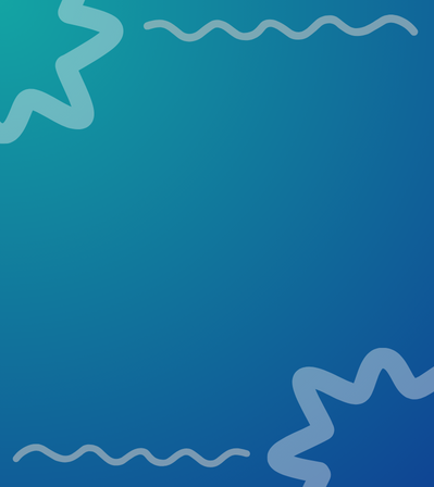 blue background with wavy lines